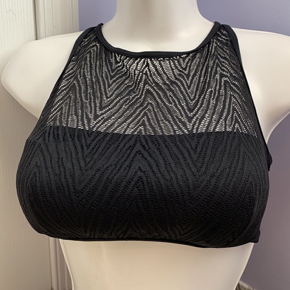 Victoria’s Secret Bikini Bra Top Swimsuit Swimwear Black M - Picture 2 of 9